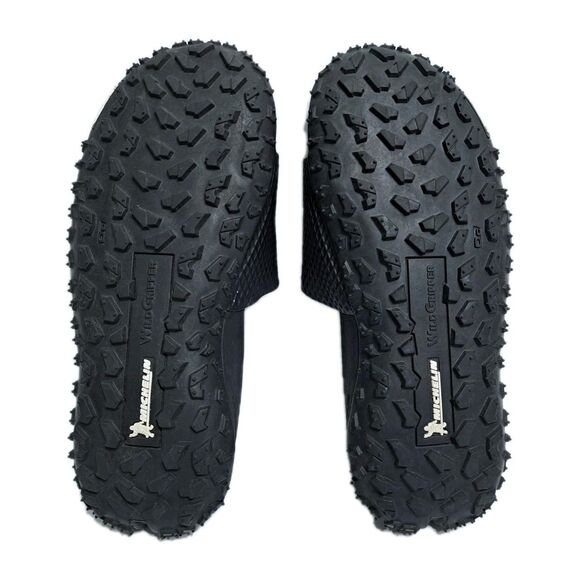 Under Armour Project Rock Slides Men Size 7 Black Michelin Wild Gripper Charged - Picture 8 of 8